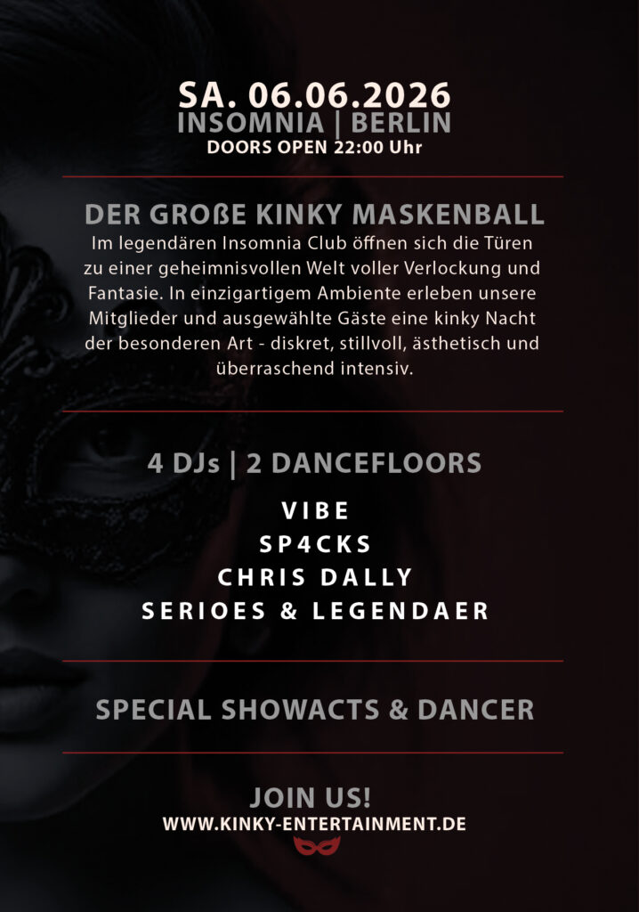 LUST Berlin Kinky Maskenball 